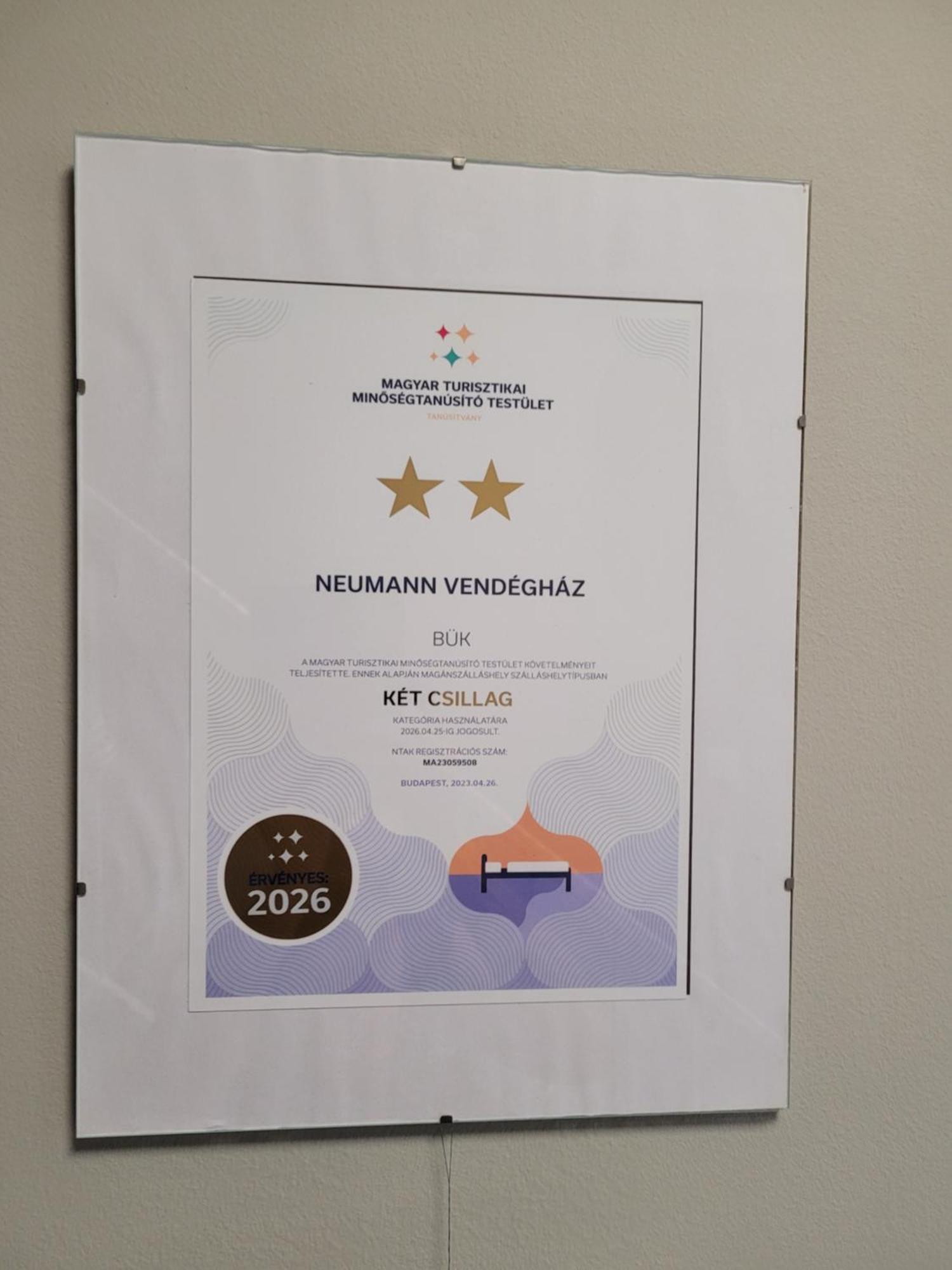 Gaestehaus Neumann Bük Zewnętrze zdjęcie